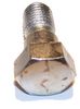 Corps de boulon ajustable a tete hexagonale avec gorge de degagement, DIN 610,00