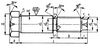 Fitted hexagon head bolts, 00