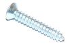 Slotted raised countersunk head tapping screw, DIN 7973, ISO 1483,00