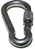 Snap hook with safety screw, DIN 5290, 00
