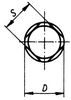 Square head bolt with collar and half dog point with rounded end, DIN 480,00