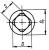 Square head bolt with collar, DIN 478,00