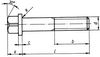 Square head bolt with collar, PN 82301, DIN 478