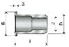 Steel threaded inserts cylindral head FTT,01