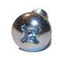 Vis a tole a tete ronde a empreinte cruciforme, a bout pointu, a bout plat, DIN 7981, ISO 7049,00