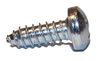 Vis a tole a tete ronde a empreinte cruciforme, a bout pointu, a bout plat, DIN 7981, ISO 7049,01